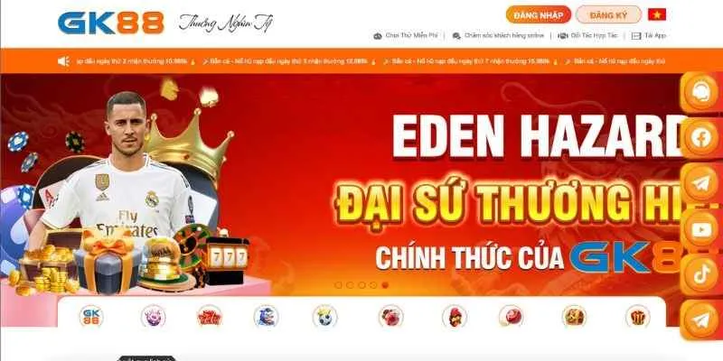 Đăng ký hội viên trải nghiệm Casino GK88