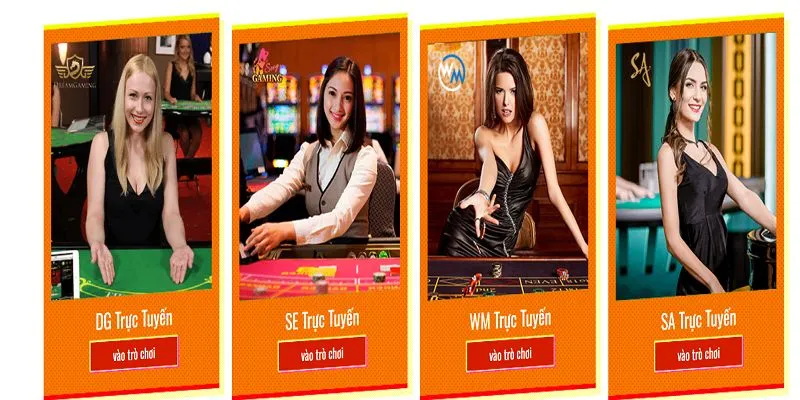 Hệ thống game đa dạng đến từ những nhà phát hành hàng đầu