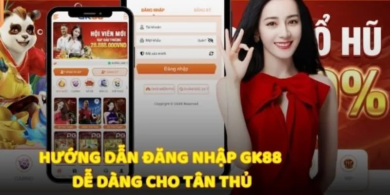 3 bước đăng nhập GK88 đến cộng đồng game thủ hiệu quả ngay